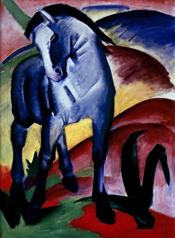 Franz Marc Blaues Pferd 1